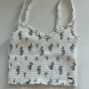 Hollister Floral Smocked Tank